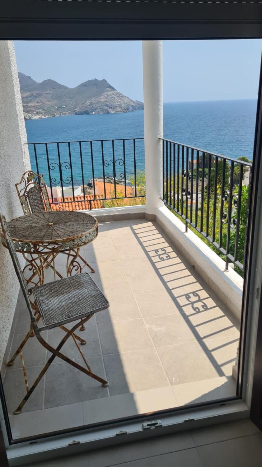 Precioso apartamento con piscina y vistas al mar Almería Exterior foto